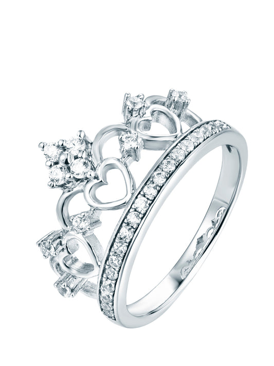 925 SILVER TIARA CROWN RING