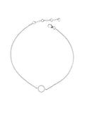LOVE CIRCLE SILVER ANKLET FOR WOMEN-2