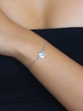 Clover Leaf Silver Bracelet For Women-3