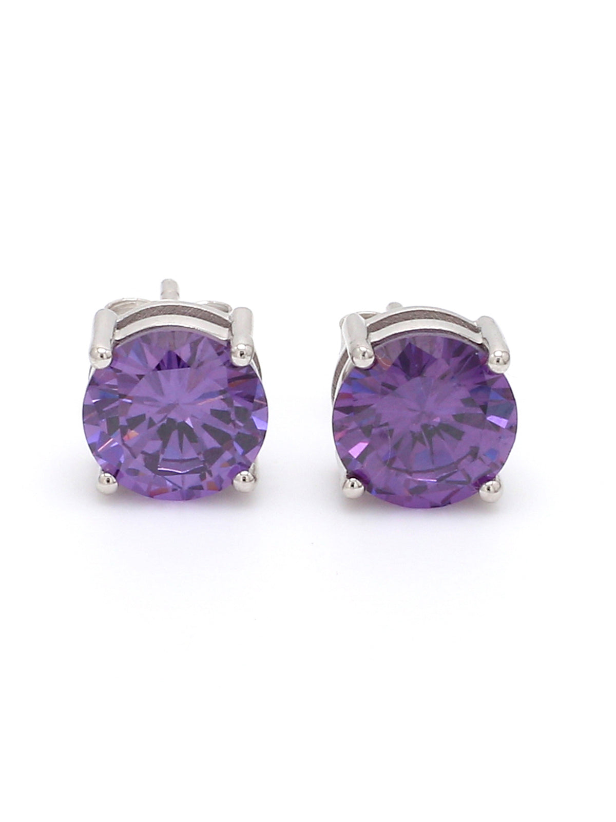 DAILY WEAR AMETHYST STUDS EARRINGS