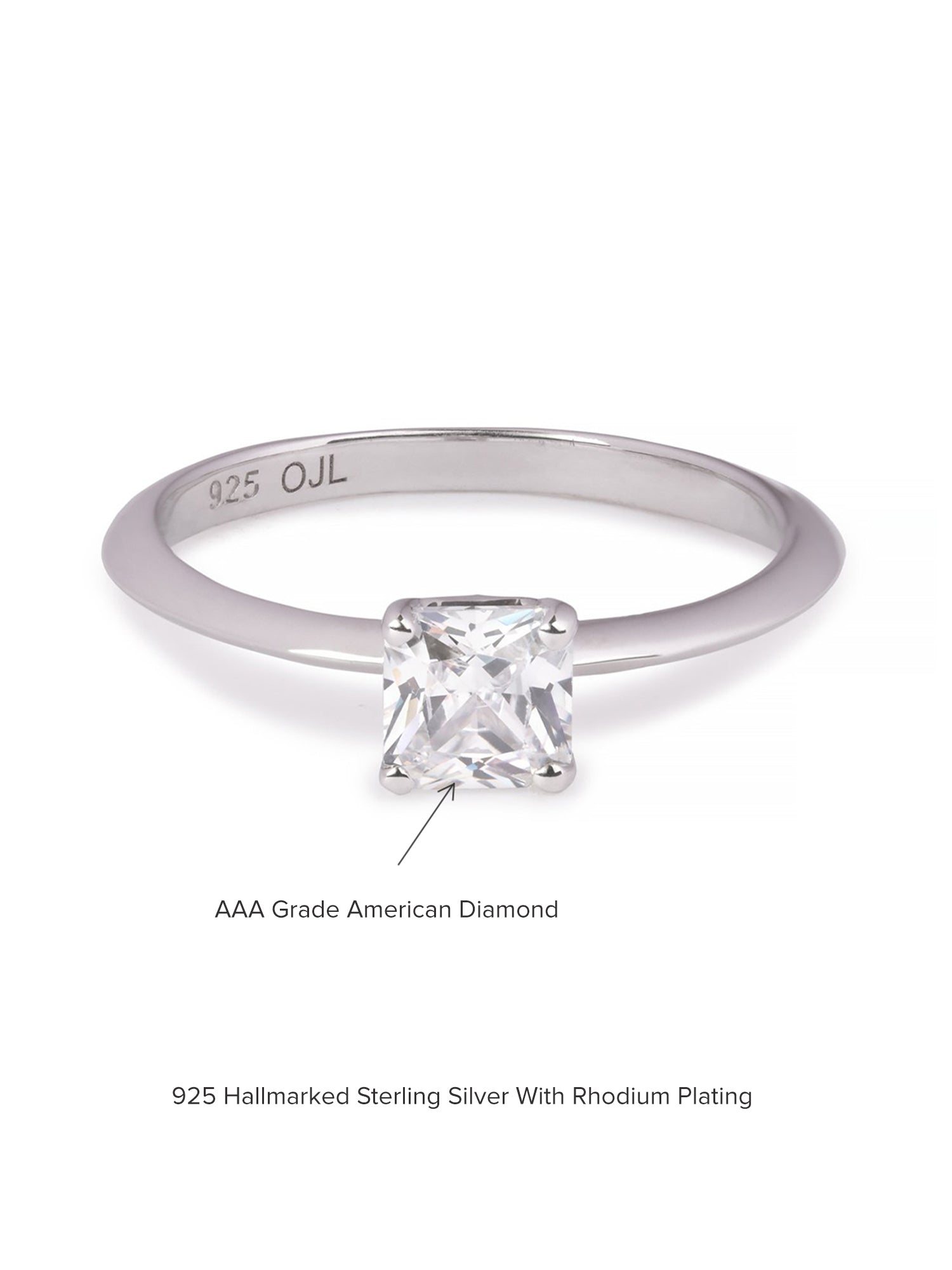 ORNATE JEWELS 1 CARAT SOLITAIRE RING FOR WOMEN-5