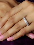ORNATE JEWELS FIVE STONE ENGAGEMENT RING FOR WOMEN-3