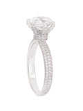 ORNATE JEWELS 3 CARAT SPARKLING SOLITAIRE RING