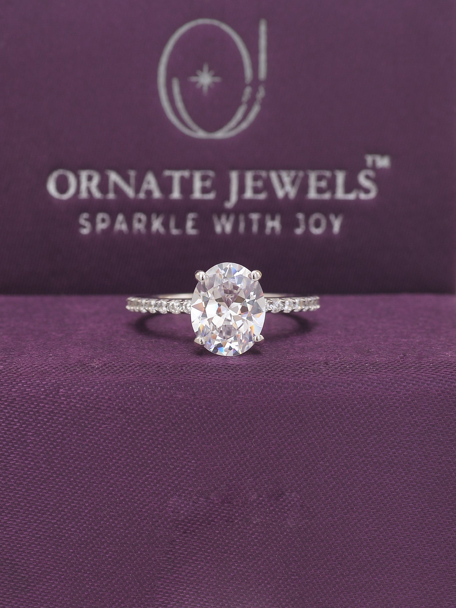 ORNATE JEWELS 4.5 CARAT SOLITAIRE RING FOR WOMEN-1