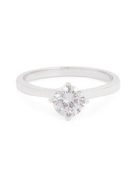 ROUND 1.5 CARAT SOLITAIRE RING FOR WOMEN
