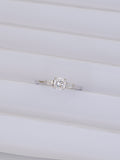 ORNATE JEWELS SOLITAIRE PROMISE RING IN 925 STERLING SILVER
