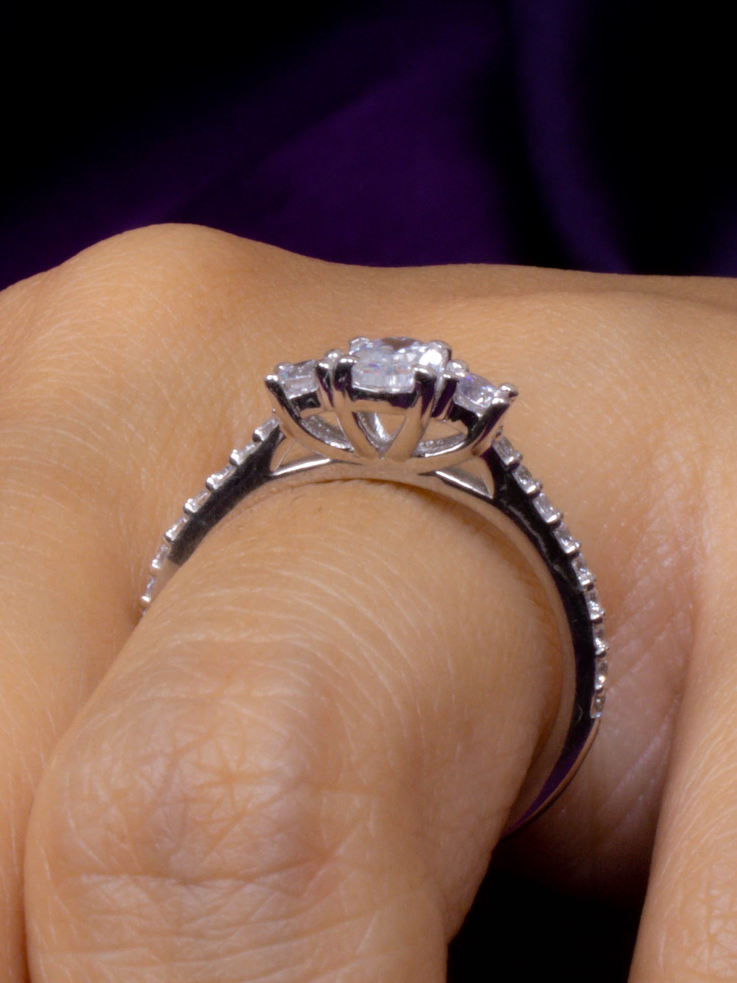 ORNATE JEWELS OVAL SHAPE PROMISE RING-4