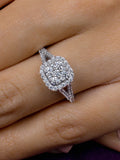 ORNATE WEDDING ENGAGEMENT RING FOR WOMEN IN PURE SILVER-3