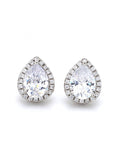 925 STERLING SILVER 2 CARAT AMERICAN DIAMOND BIG STUD EARRINGS FOR HER
