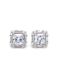 Stunning Square 1 Carat American Diamond Earring