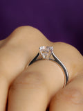 0.75 CARAT LOVE THY WOMAN SOLITAIRE RING IN SILVER 925-1