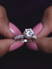 ORNATE JEWELS 3 CARAT SPARKLING SOLITAIRE RING