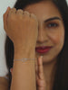 TWO HEARTS IN LOVE SILVER BRACELET-5