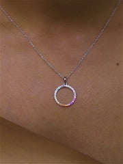 CIRCLE OF LIFE PENDANT WITH CHAIN